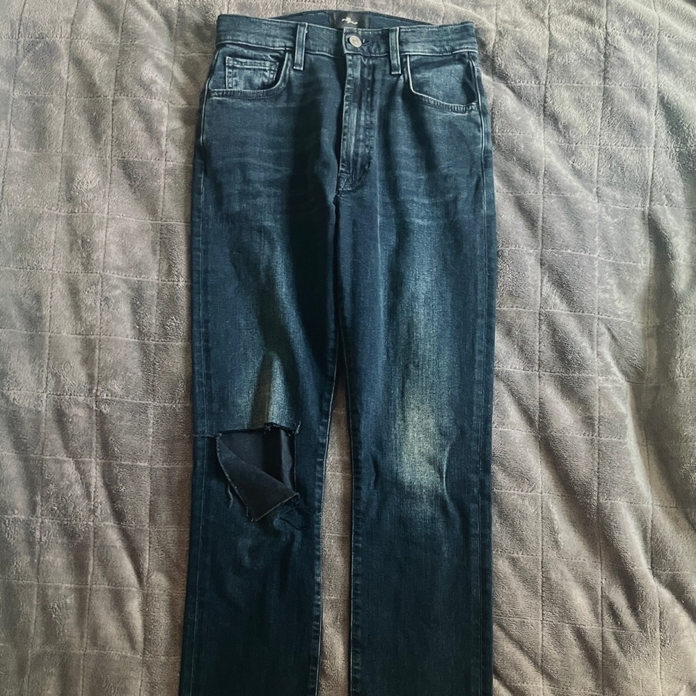 7 For All Mankind Dark Wash Denim Jeans